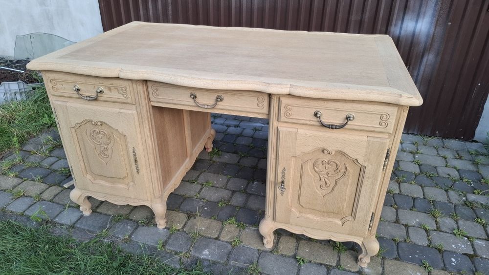 Biurko ludwikowskie dwustronne oczyszczone