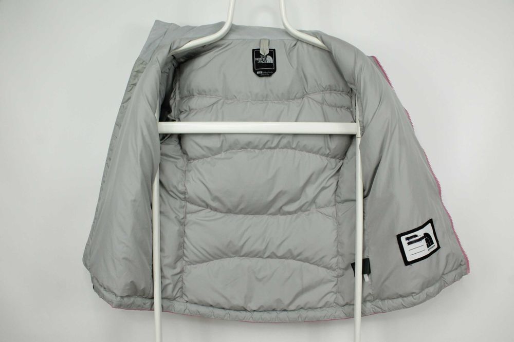 Брендова зимова куртка пуховик The North Face 550 Pink Puffer Jacket