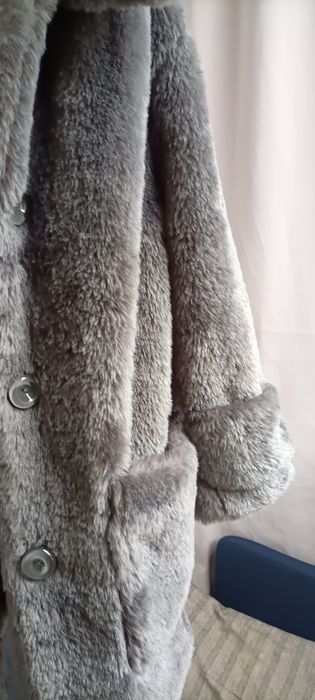 NOVO - Casaco Elegante, pele sintética - H&M Mulher L/XL