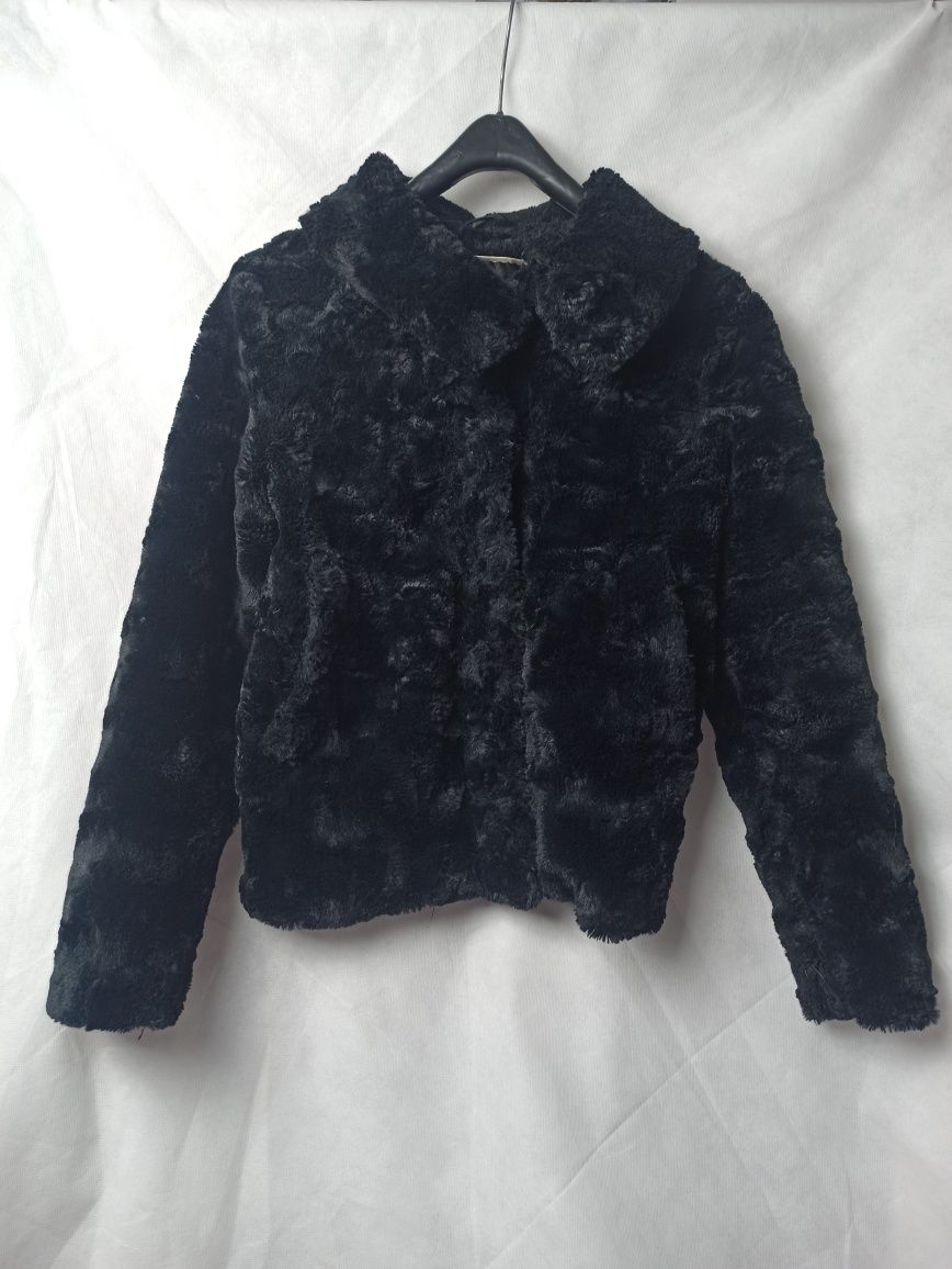 Faux Fur jacket bimbo cute bear suit y2k vintage kurtka sztuczne futro