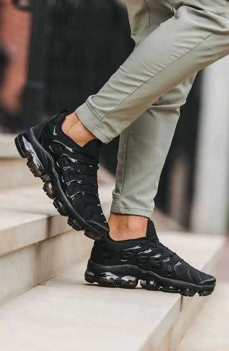 Мужские кроссовки Nike Air VaporMax Plus Black 40-45 найк аир Обнова!!