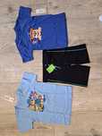 T-shirt Psi Patrol x2 + spodenki - rozm 122/128