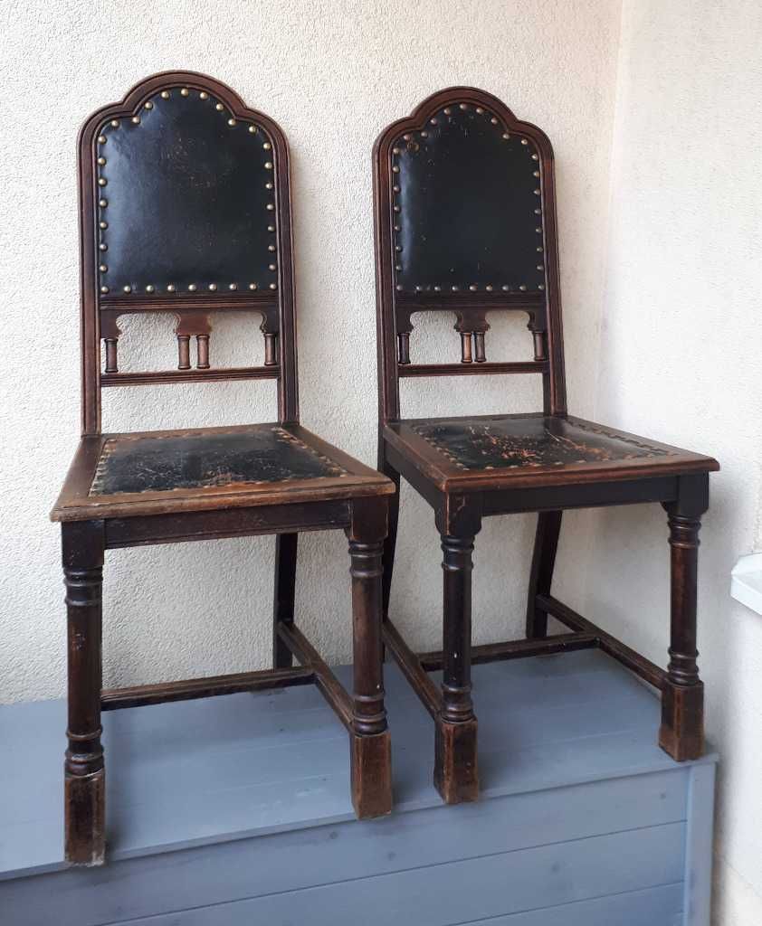 Krzesło (2 sztuki) ok 1910 r Styl wczesny Modernizm | cena za 1 sztukę
