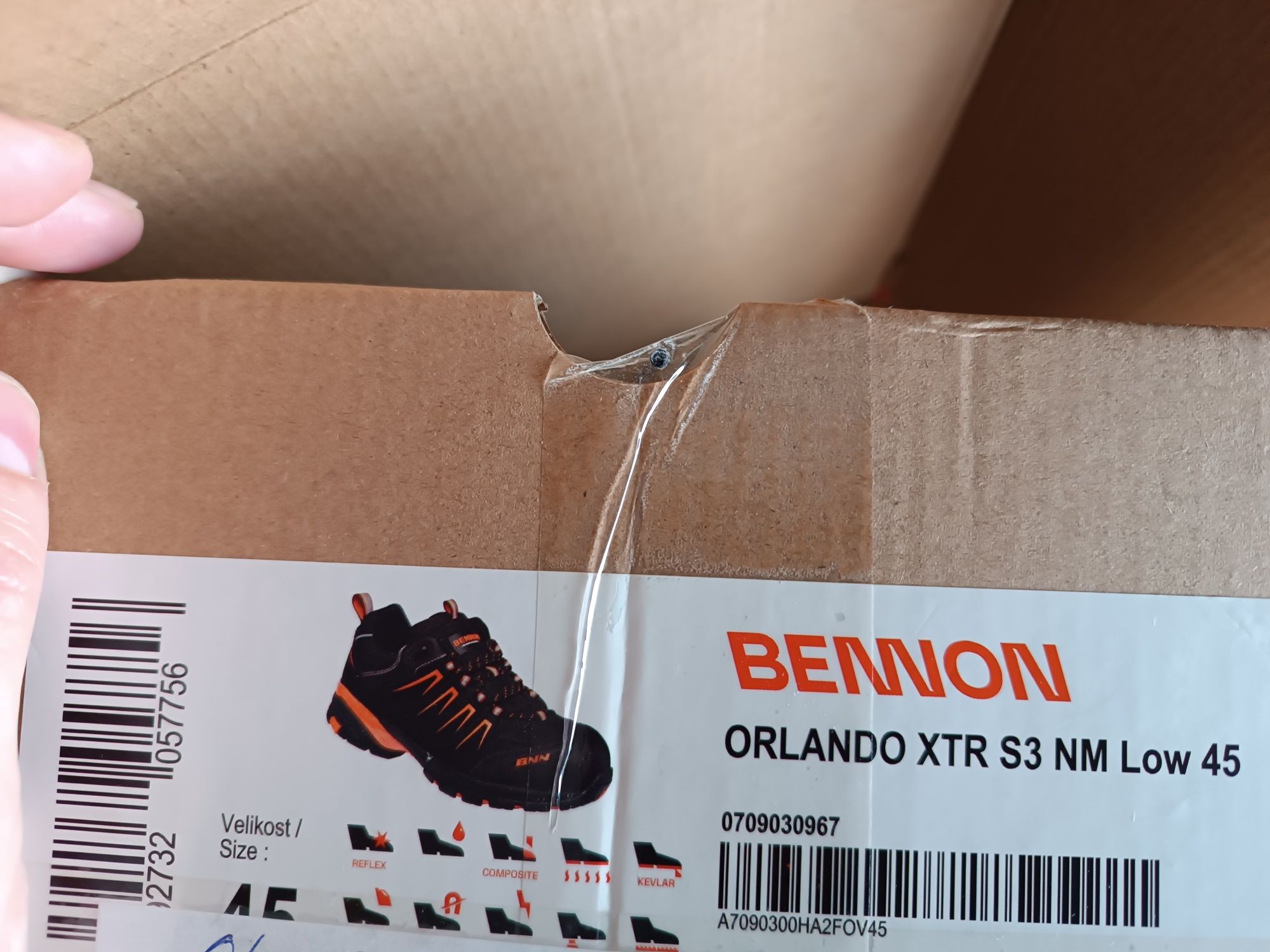Buty robocze Bennon Bnn Orlando Xtr Nm S3 Low rozm. 45