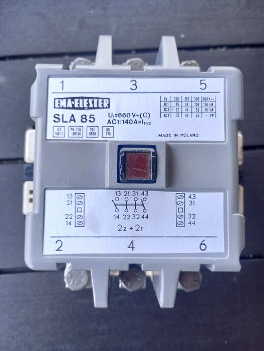 SLA 85 stycznik SLA-85 140A 220V 230V 50Hz
