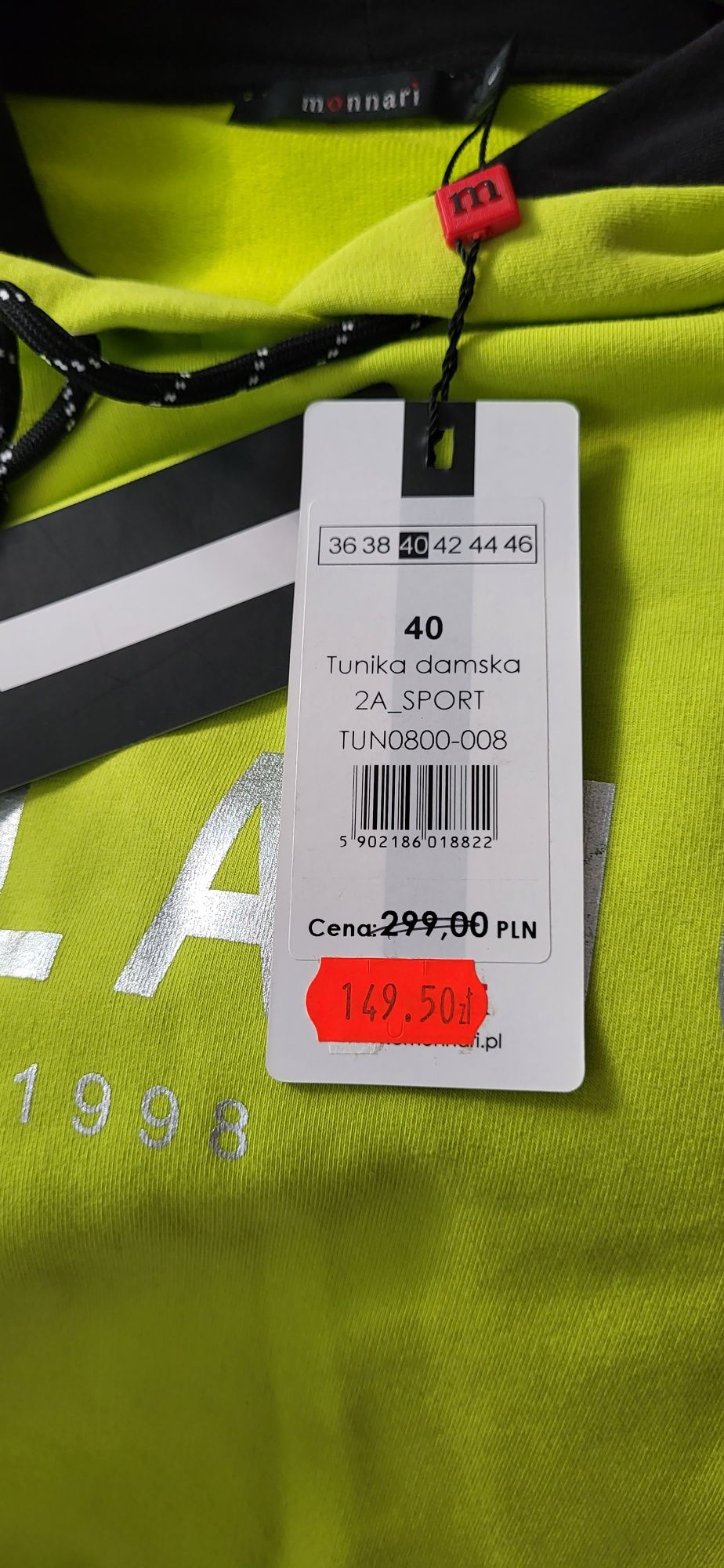 Bluza tunika z kieszeniami Monnari premium 50% ceny