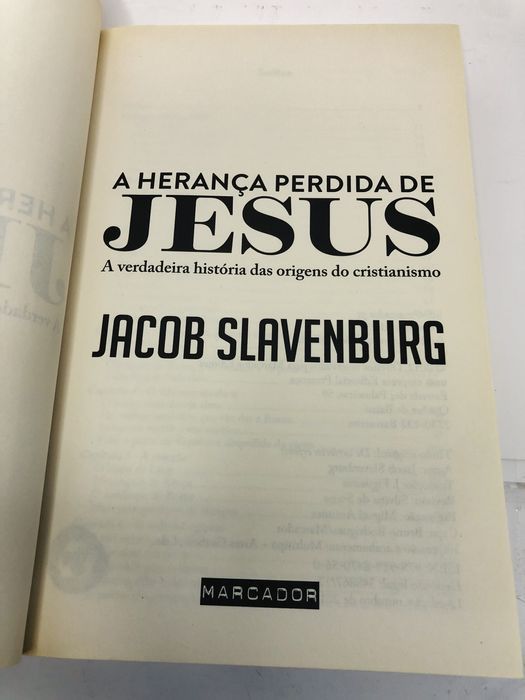 A Herança Perdida de Jesus - Jacob Slavenburg