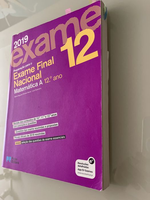 Livro de preparação para exame matematica A