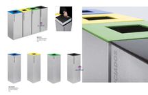 Ecoponto Papel, Vidro, Metal, Plastico em Inox escritório/Armazém Novo