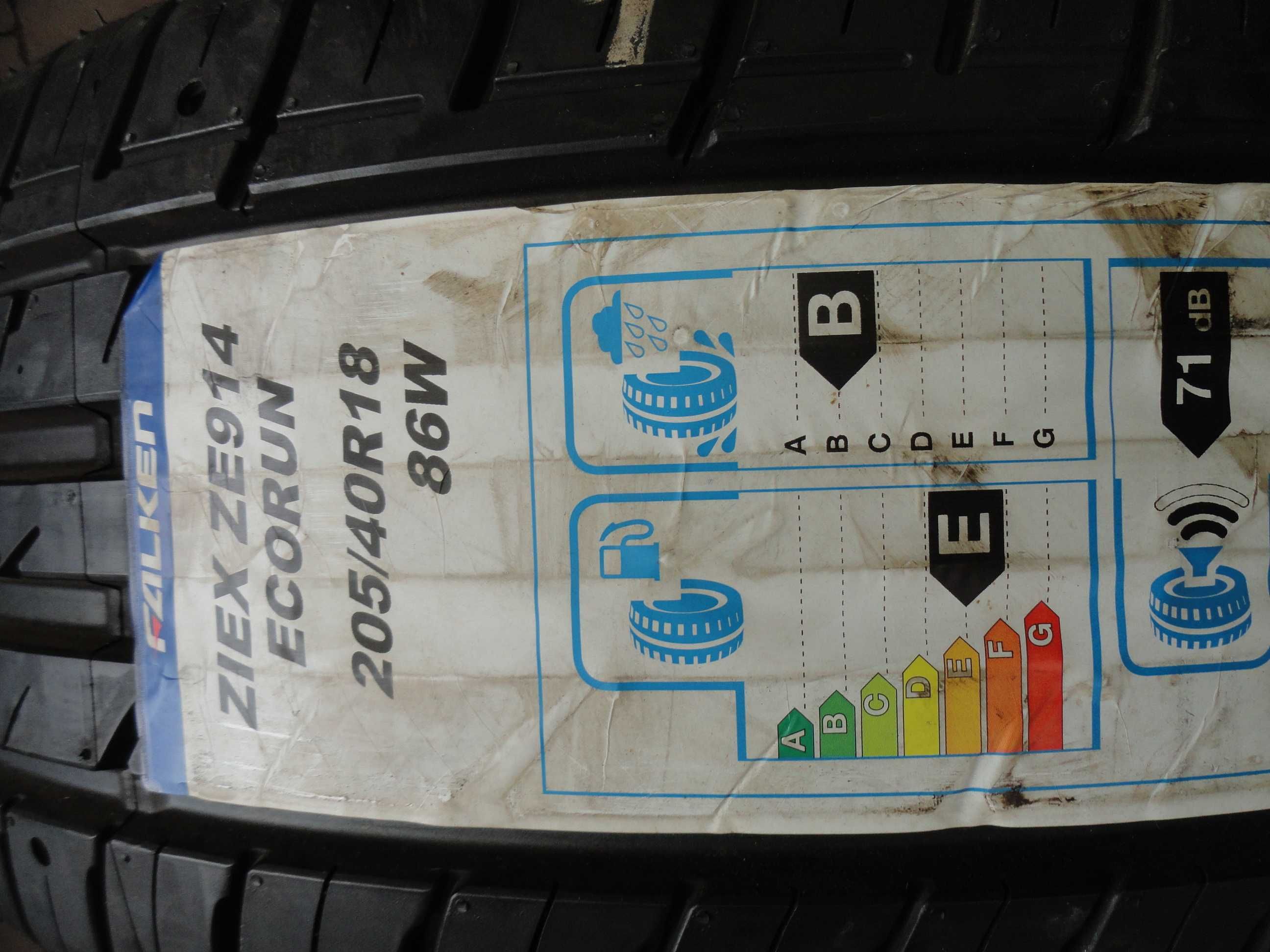 205/40R18 Falken 2 sztuki LATO NOWE