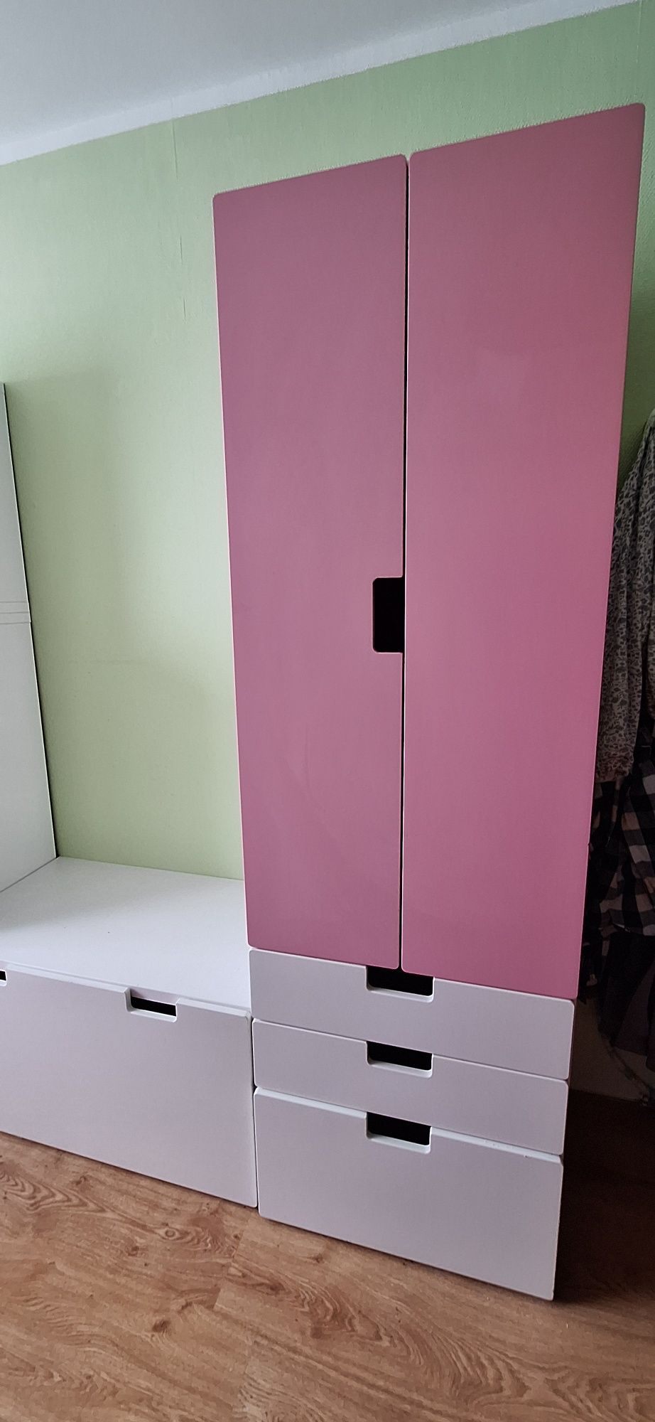 Szafa Ikea Stuva różowa lub biała