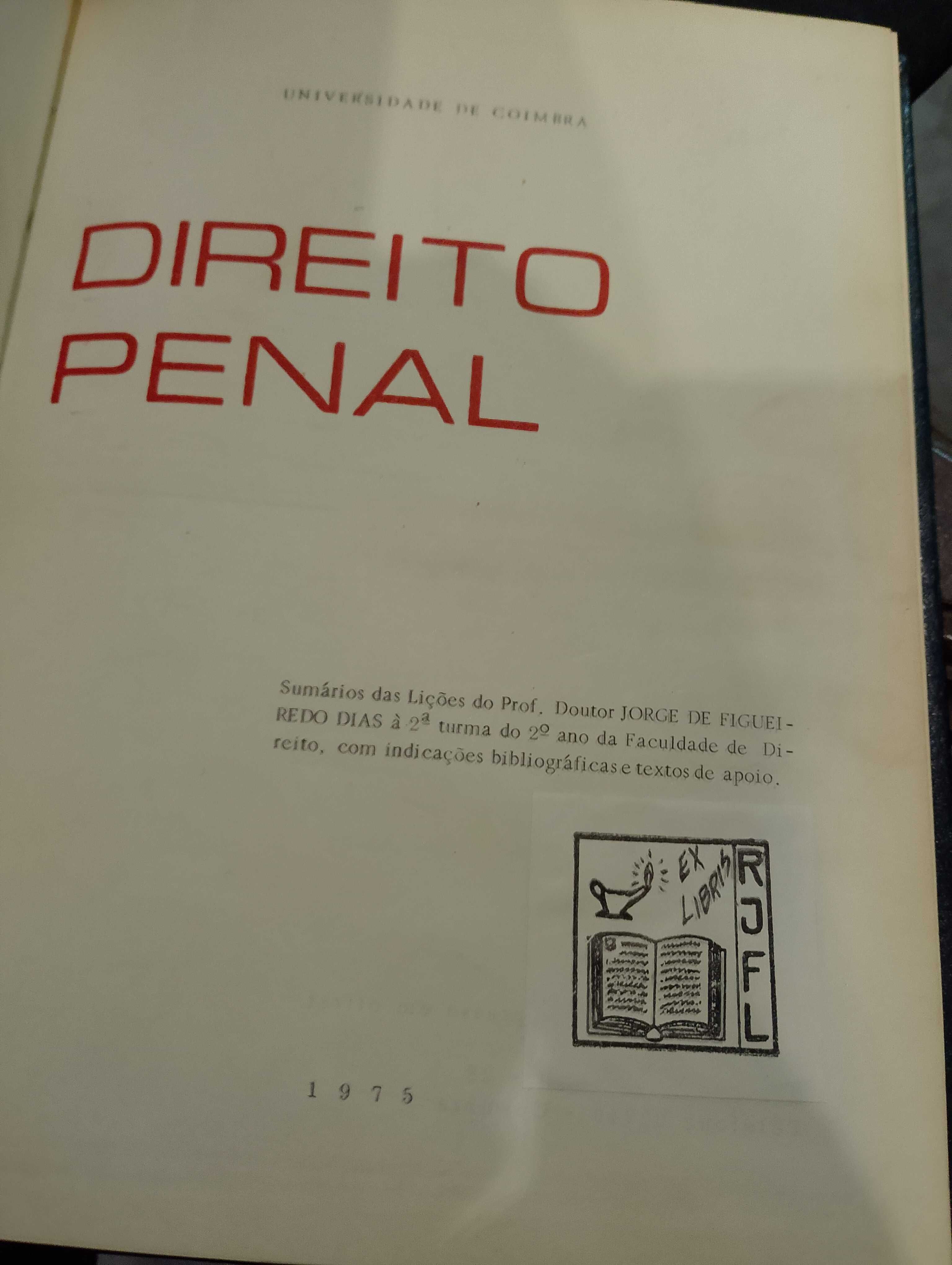 Direito Penal - Prof. Dr. Jorge de Figueiredo Dias (1975)