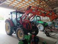 Zetor Forterra 9641 z turem Zetor system trac lift 220( nie Fendt)