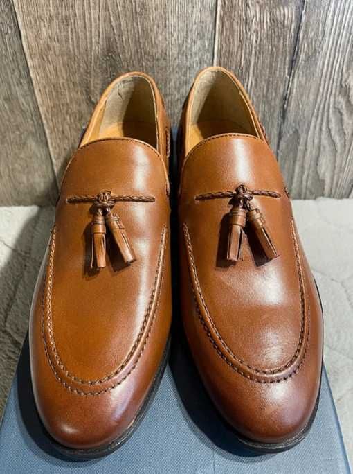 Skórzane buty mokasyny Pier One 40