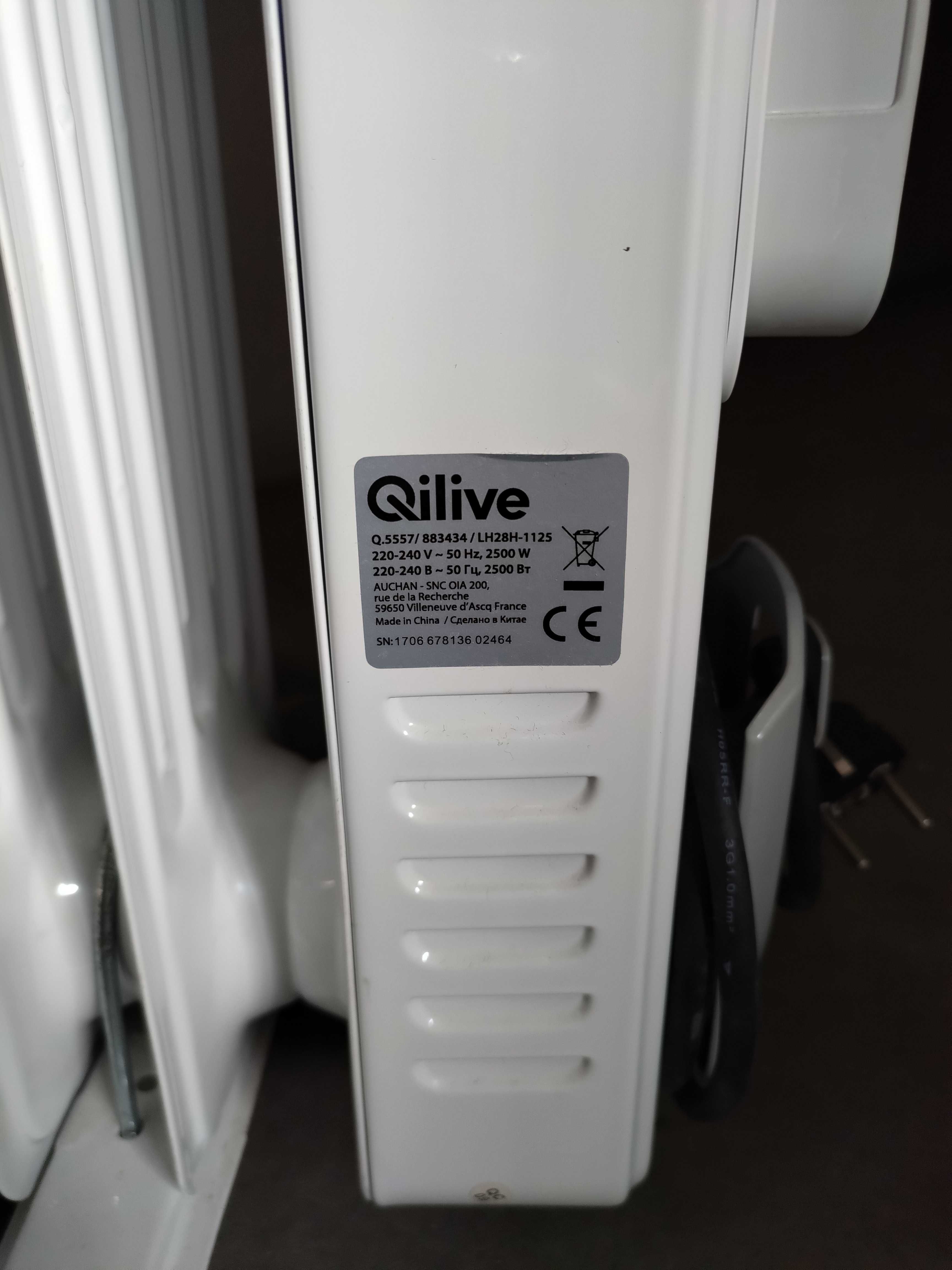 Aquecedor a óleo Qilive 2500 W