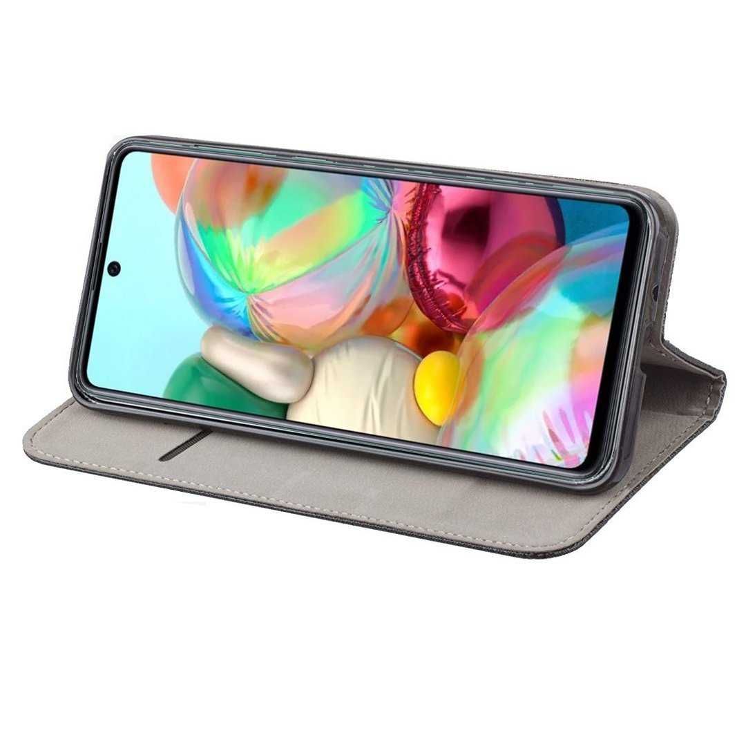 Etui Smart Magnet do Samsung Galaxy A71 + Szkło Hartowane