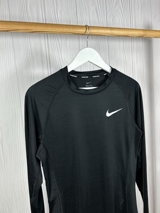 Nike Pro Dri Fit компресійна кофта лонгслів з гарним дизайном L
