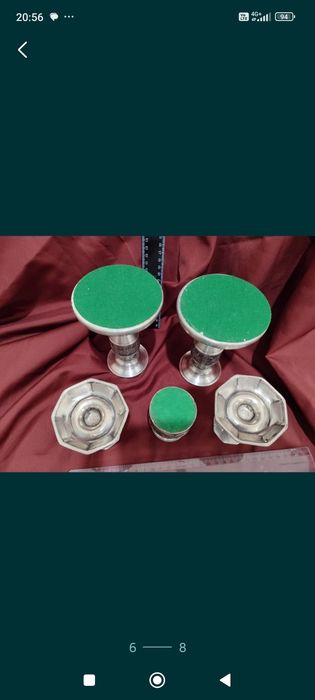 Подарунок Вінтажні свічники з олова, Швеція