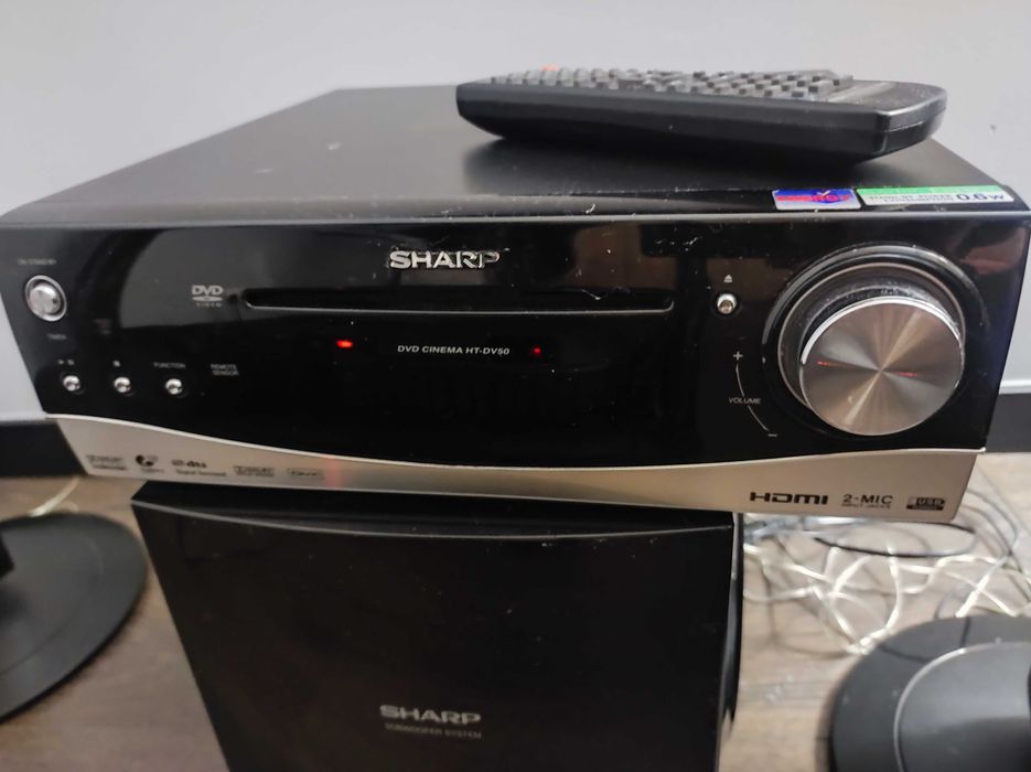 Kino domowe Sharp HT-DV50H subwoofer CP-SW40H kolumny CP-DV50H głośnik