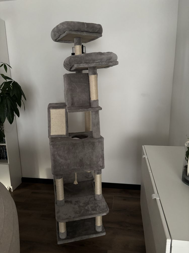 Drapak dla kota 2 metry, 5 poziomów