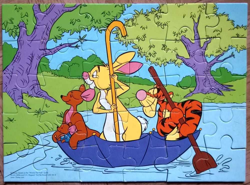Puzzle 30 elementów Kubuś Puchatek i przyjaciele Trefl
