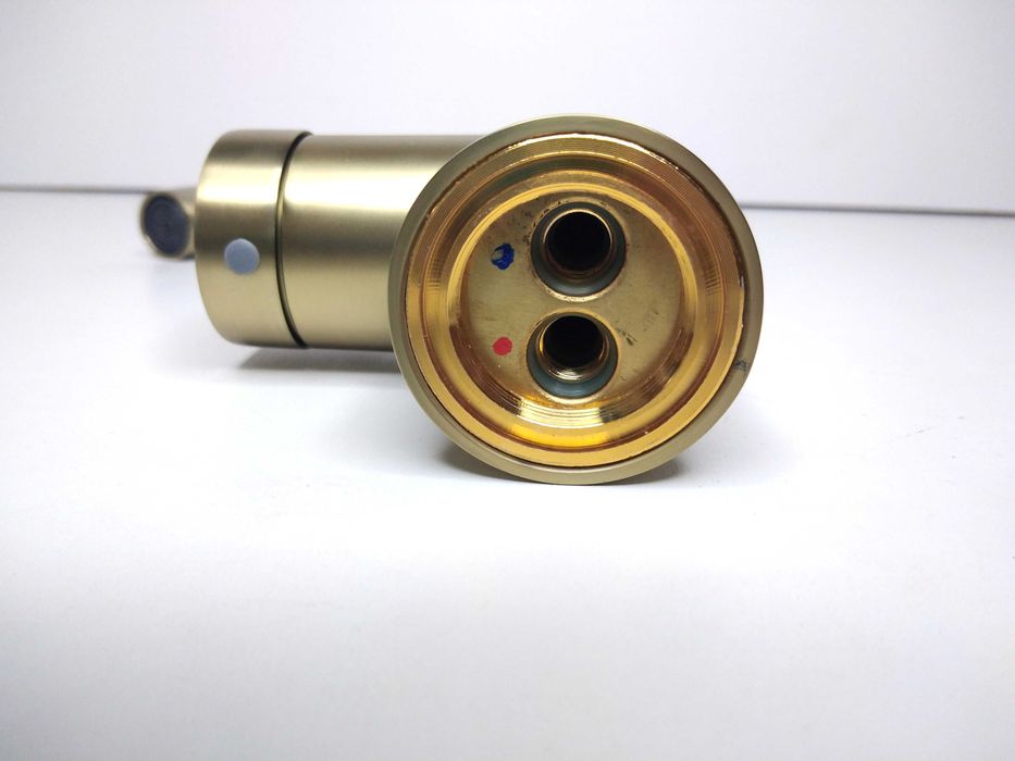 KRAN Bateria Zlewozmywakowa obrotowa 360°C Szczotkowane ZŁOTO-KeeGone