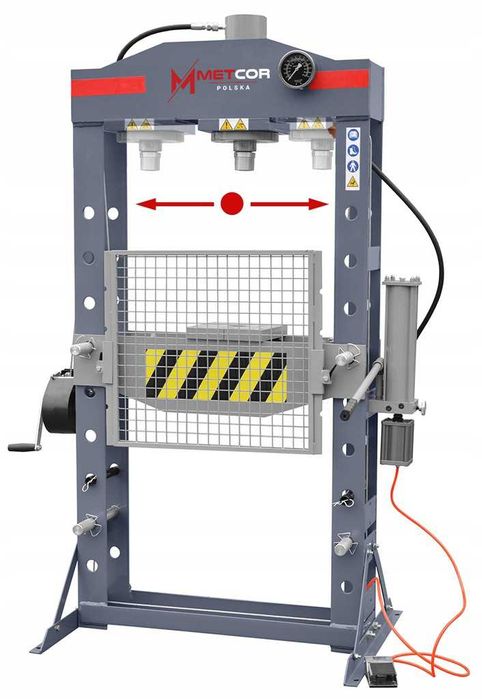 Prasa Hydrauliczna Pneumatyczna Warsztatowa Metcor 50T