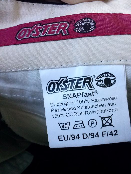Spodnie robocze FHB OYSTER Germany 100% bawełna grube 82-84cm pas NOWE