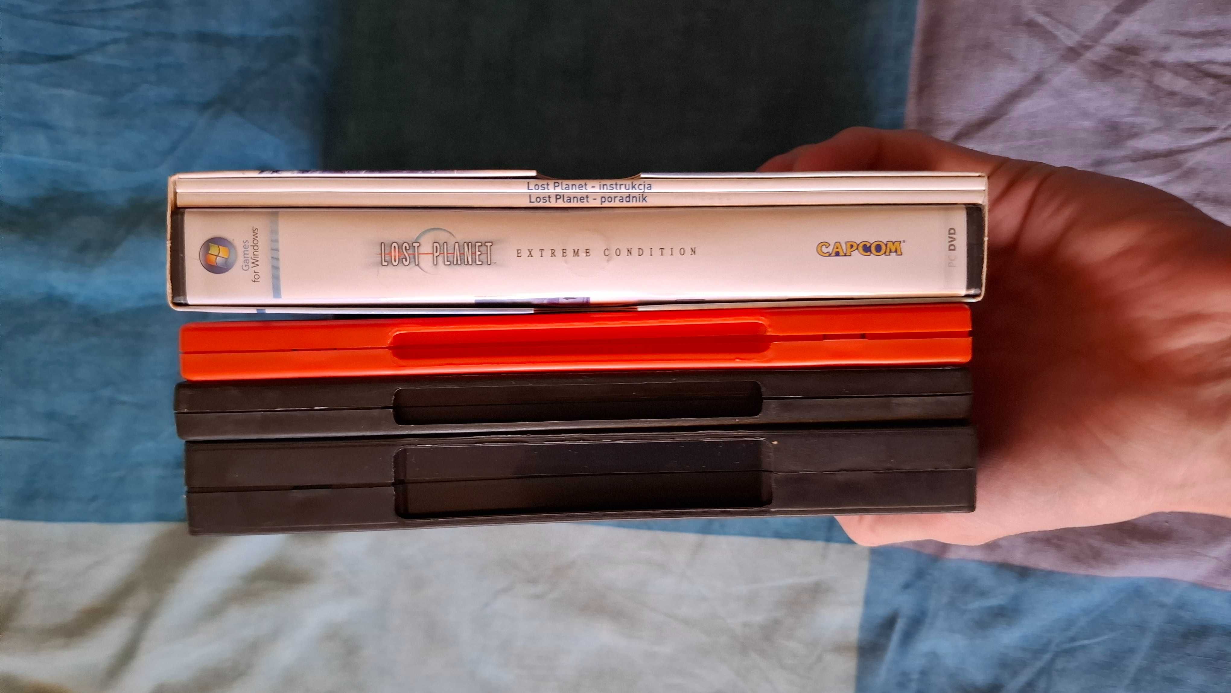 Zestaw gier PC: Fable 1, Xmen Origins, Lost Planet , Call of Juraez 1