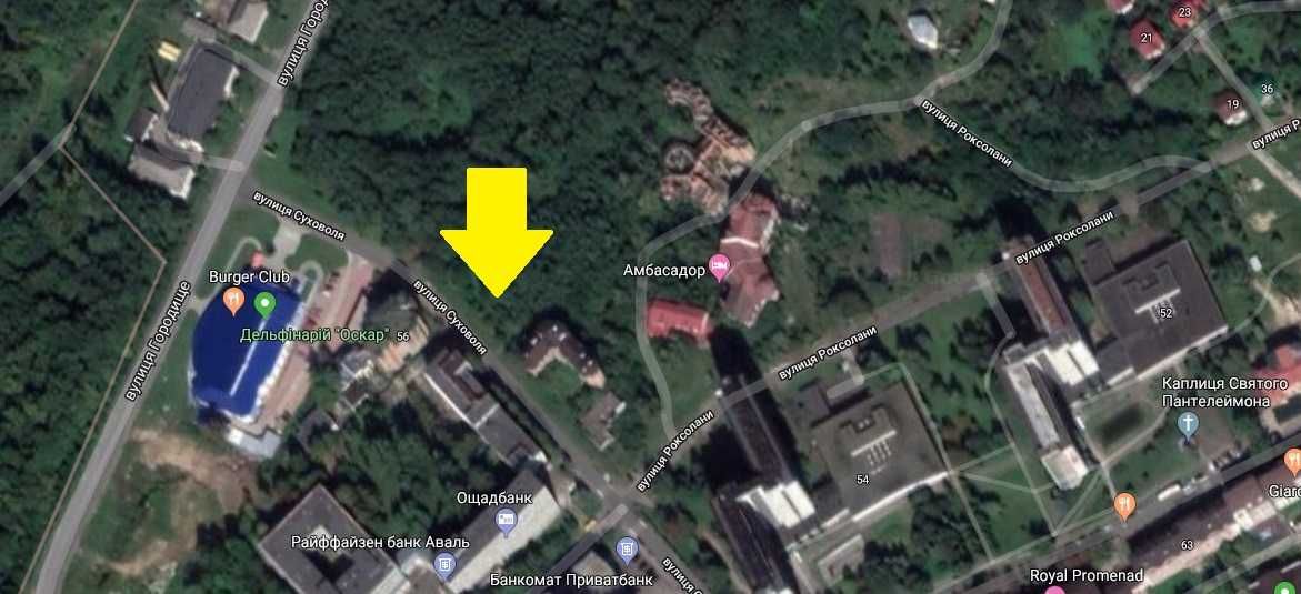 Земельна Ділянка в Трускавці по вул.Роксолани