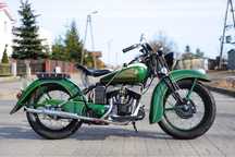 Motocykl Indian Scout 741b po remoncie 40r Kępno jak Harley