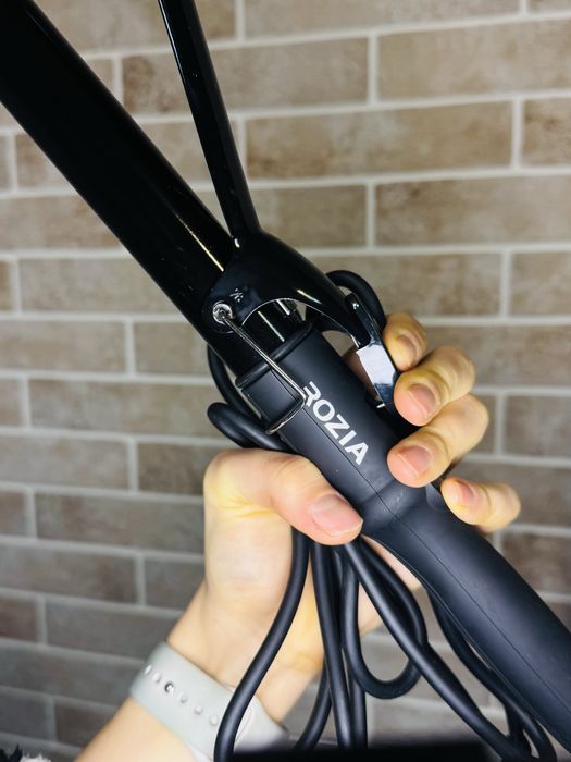 Плойка накрутка професійна ROZIA 28 мм [і ПОДАРУНОК ТЕРМОЗАХИСТ]