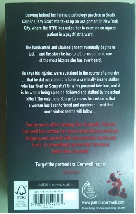 Livro Scarpetta - Patricia Cornwell