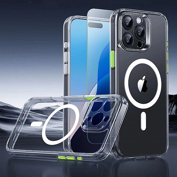 Esr Classic Pro Set Halolock Magsafe Iphone 16 Pro Max Clear