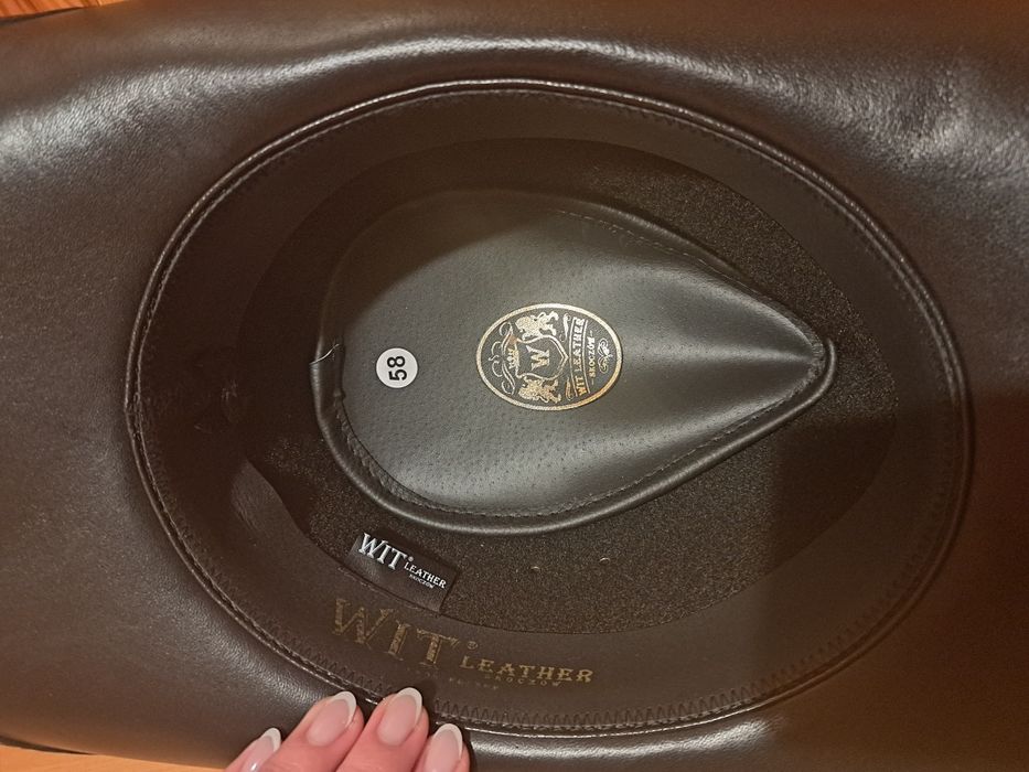 Kapelusz kowbojski skórzany