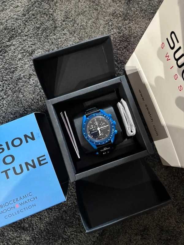 Omega x Swatch SO33N100 Neptune Nowość dla Fanów