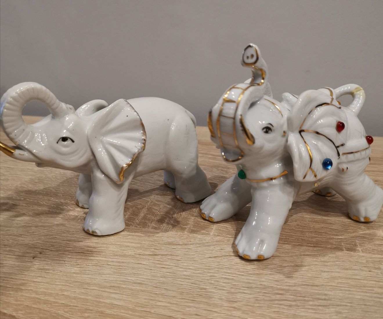 Porcelanowe słonie