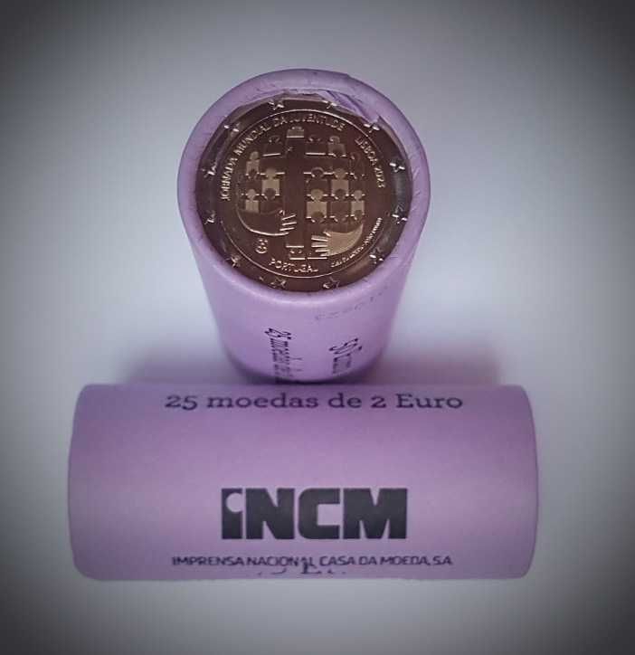 Portugal - Moedas de 2€ em rolos