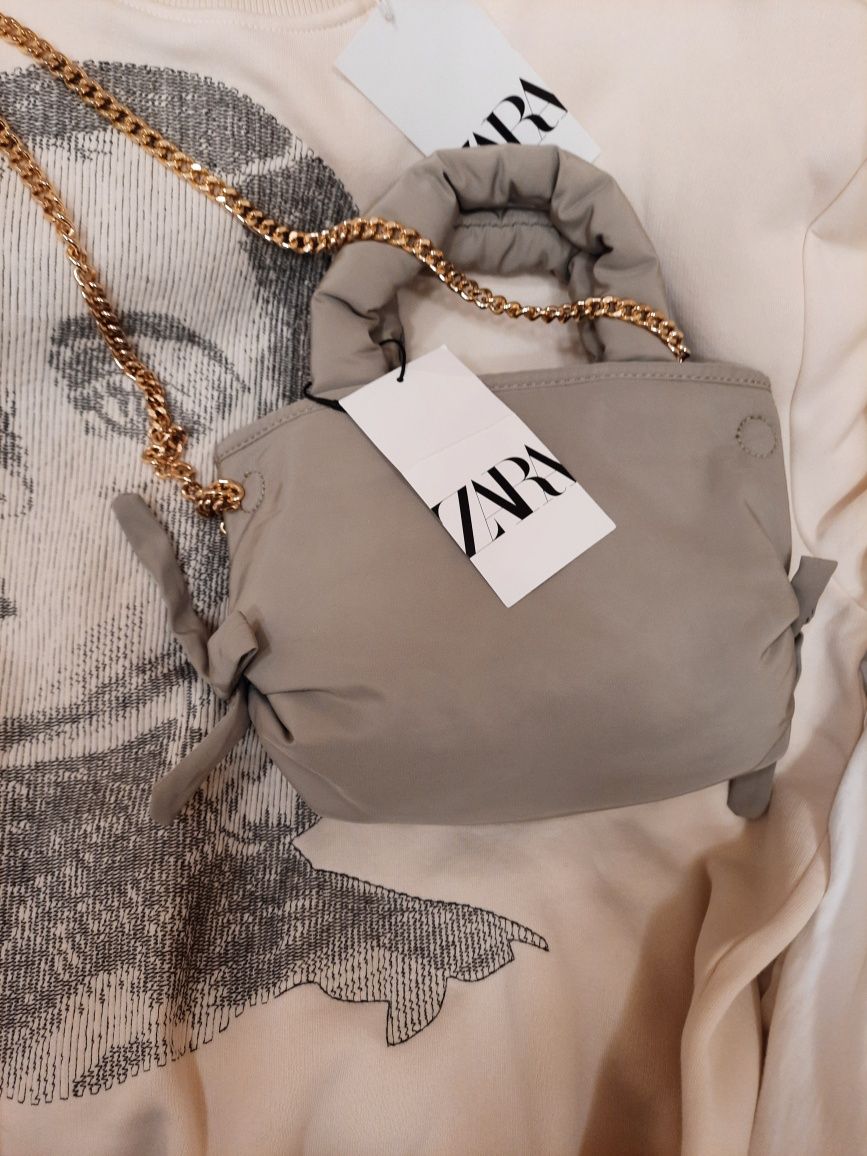 Zara зара сумка сумочка свитшот кофта лонгслив свитер
