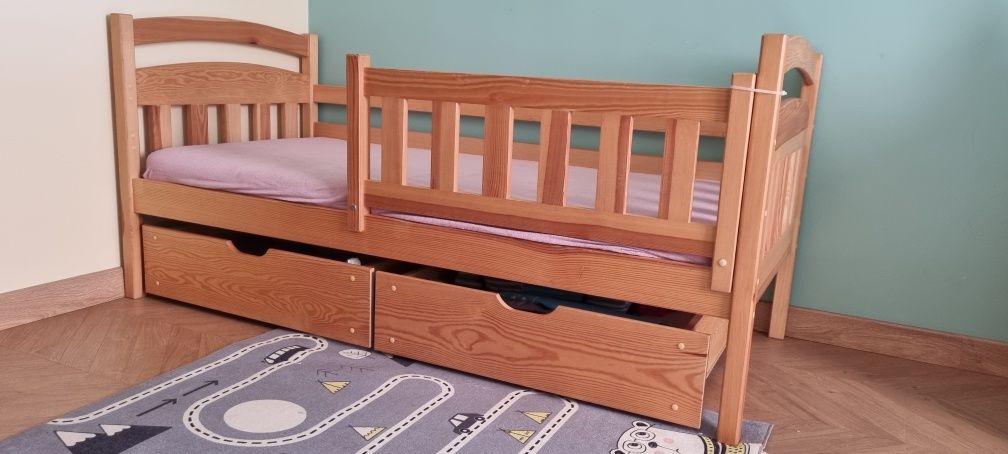 Łóżko drewniane dziecięce Lano meble 70x160
