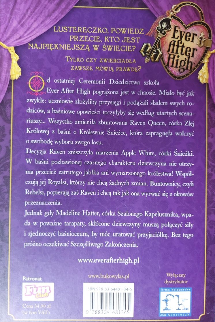 Książki Ever After High - Monster High - zestaw