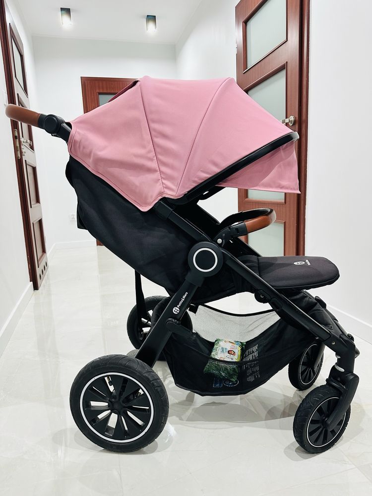 Petite&Mars Street+ Air Oak - wózek spacerowy do 22kg | Rose Pink