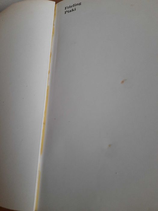"Ptaki" H. Frieling , przewodnik atlas do rozpoznawania ptaków