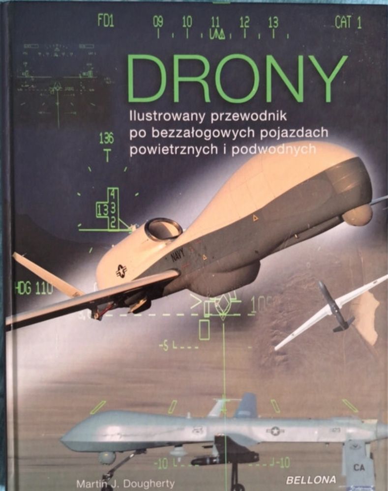 Książka Drony.  Martin J. Dougherty