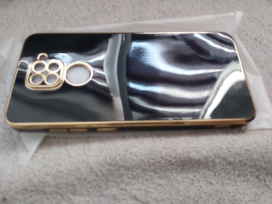 Etui glamour do xiaiomi redmi note 9 + uchwyt  atojek królik + szkło