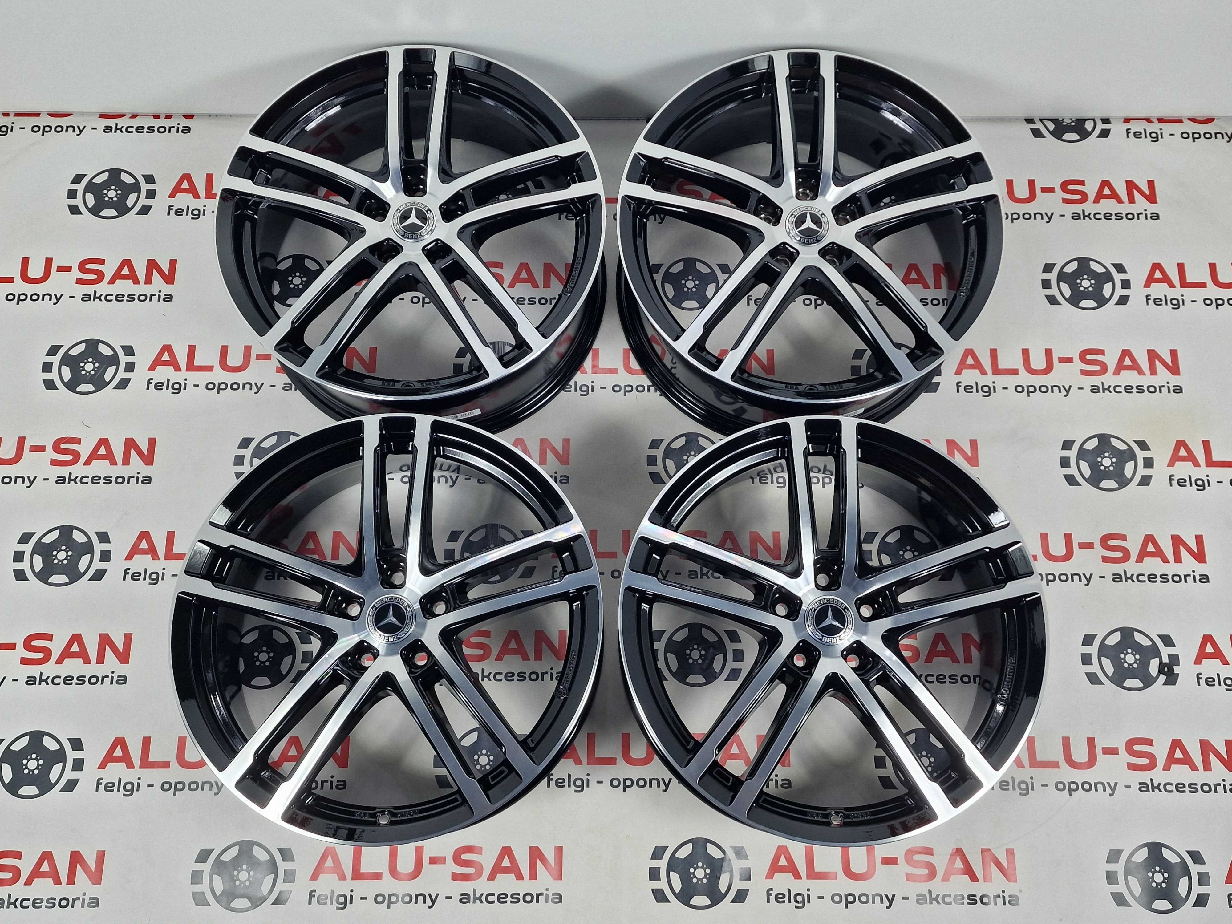 NOWE alufelgi MERCEDES 19" 5x112 GLA GLB E-Klasa S-Klasa CLA - Czarne