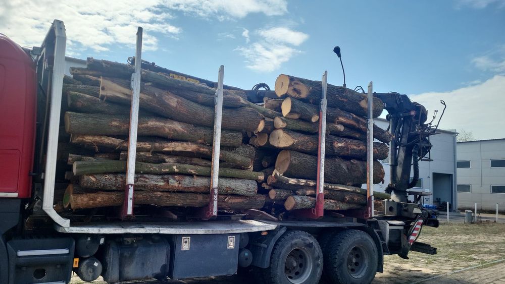 Drewno opałowe z transportem dąb buk brzoza grab