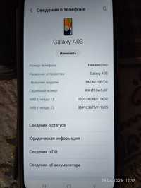 Samsung galaxy A03 новий