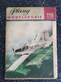 Plany Modelarskie nr 119 z 1983 r. Samolot sportowy ZLIN-42 M