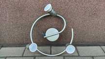 Lampa halogenowa, sufitowa, używana.